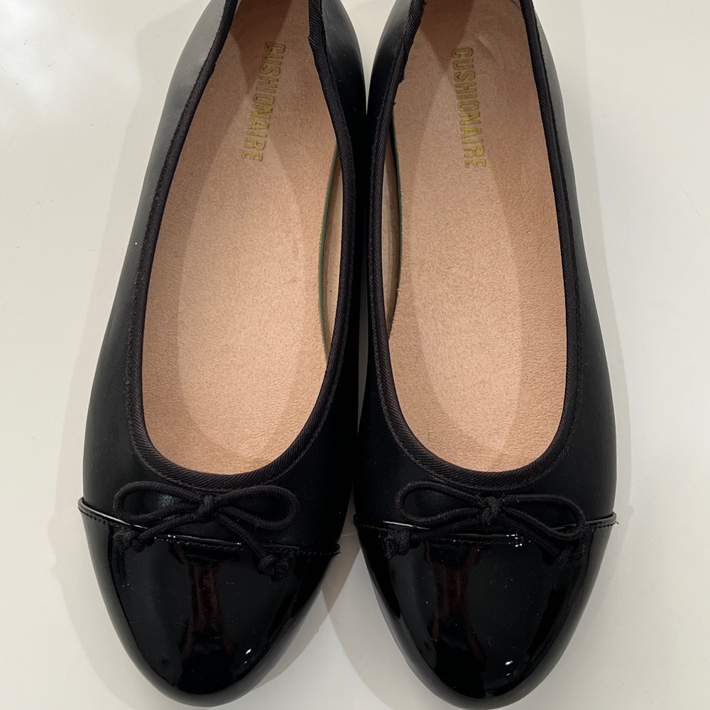 Cardi Cap Toe Ballet Flat - Black
